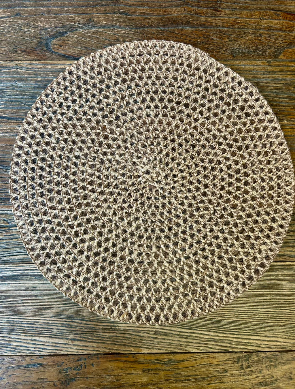 Invididual fibra sisal calado redondo – vista adicional 1