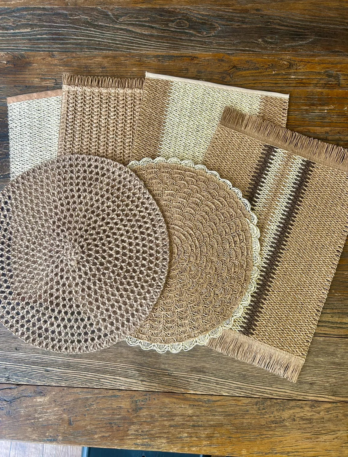 Invididual fibra sisal calado redondo – vista adicional 3