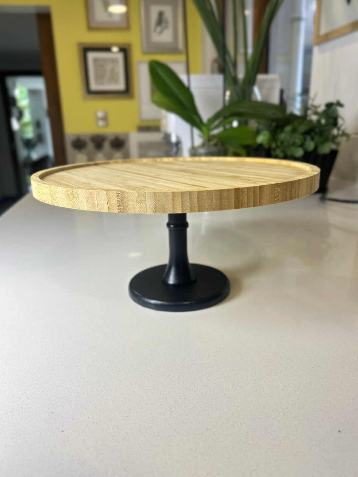 Tortero de madera base negra – vista adicional 1